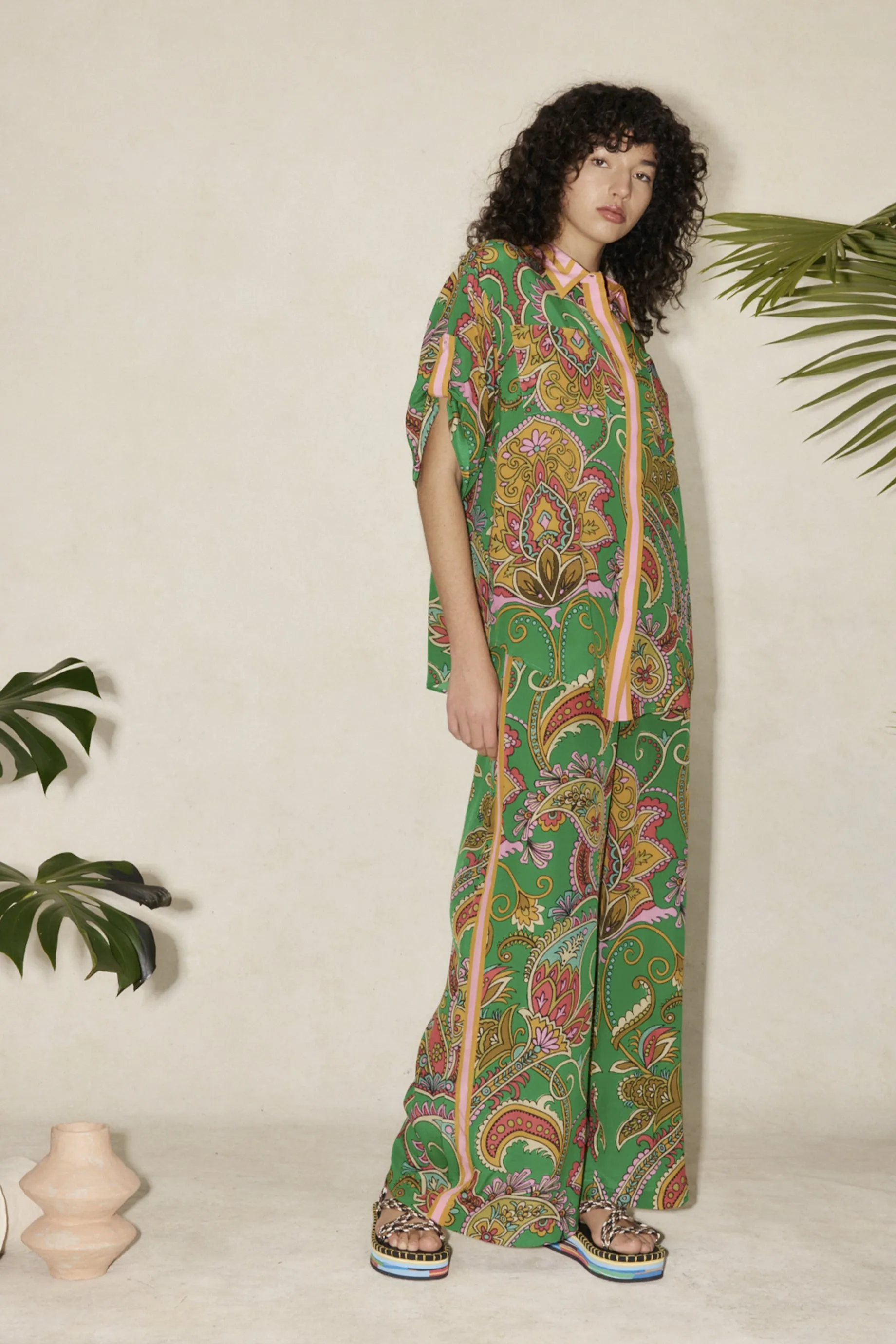 Alemais Marion Pants - Emerald