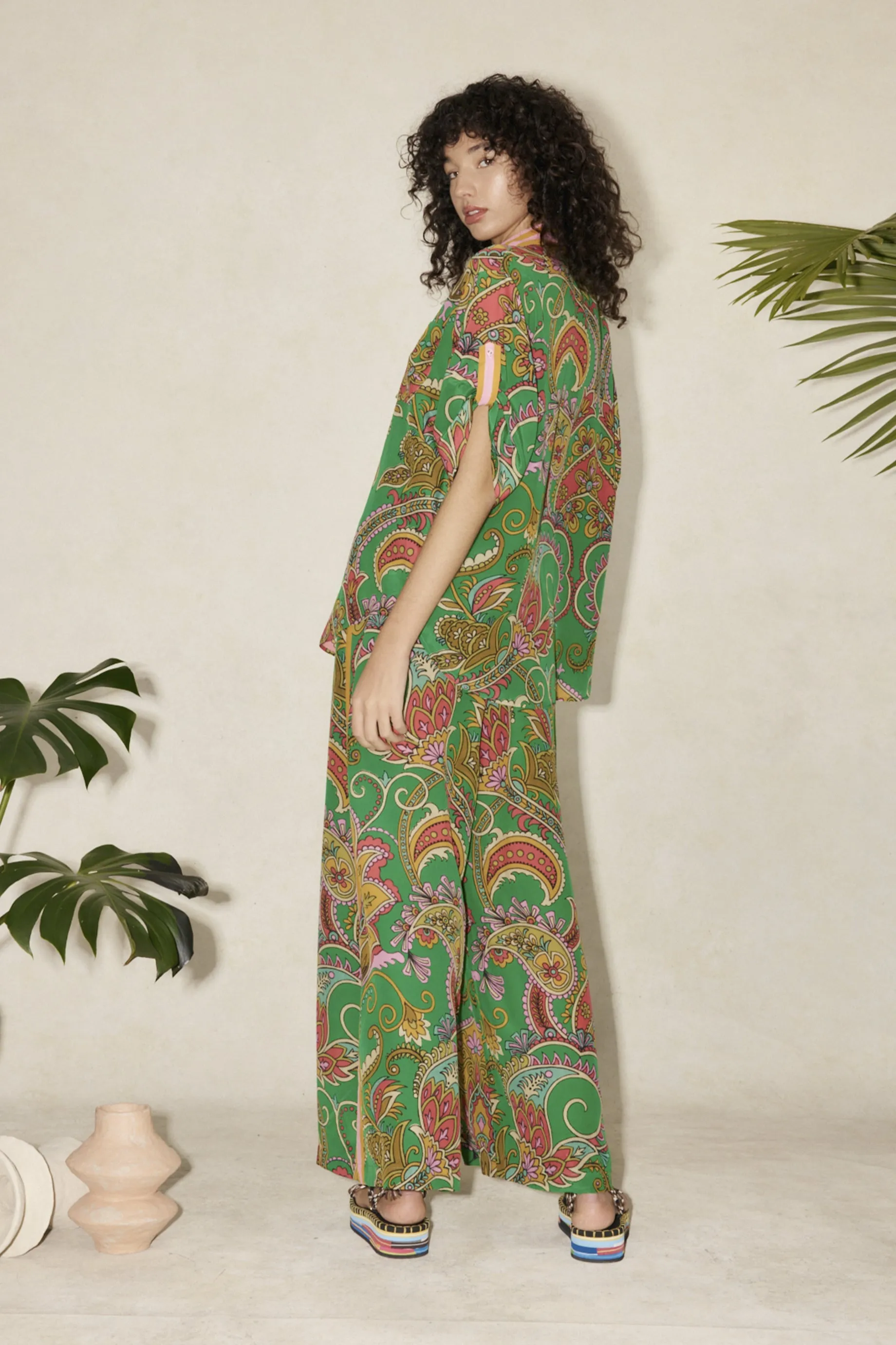 Alemais Marion Pants - Emerald