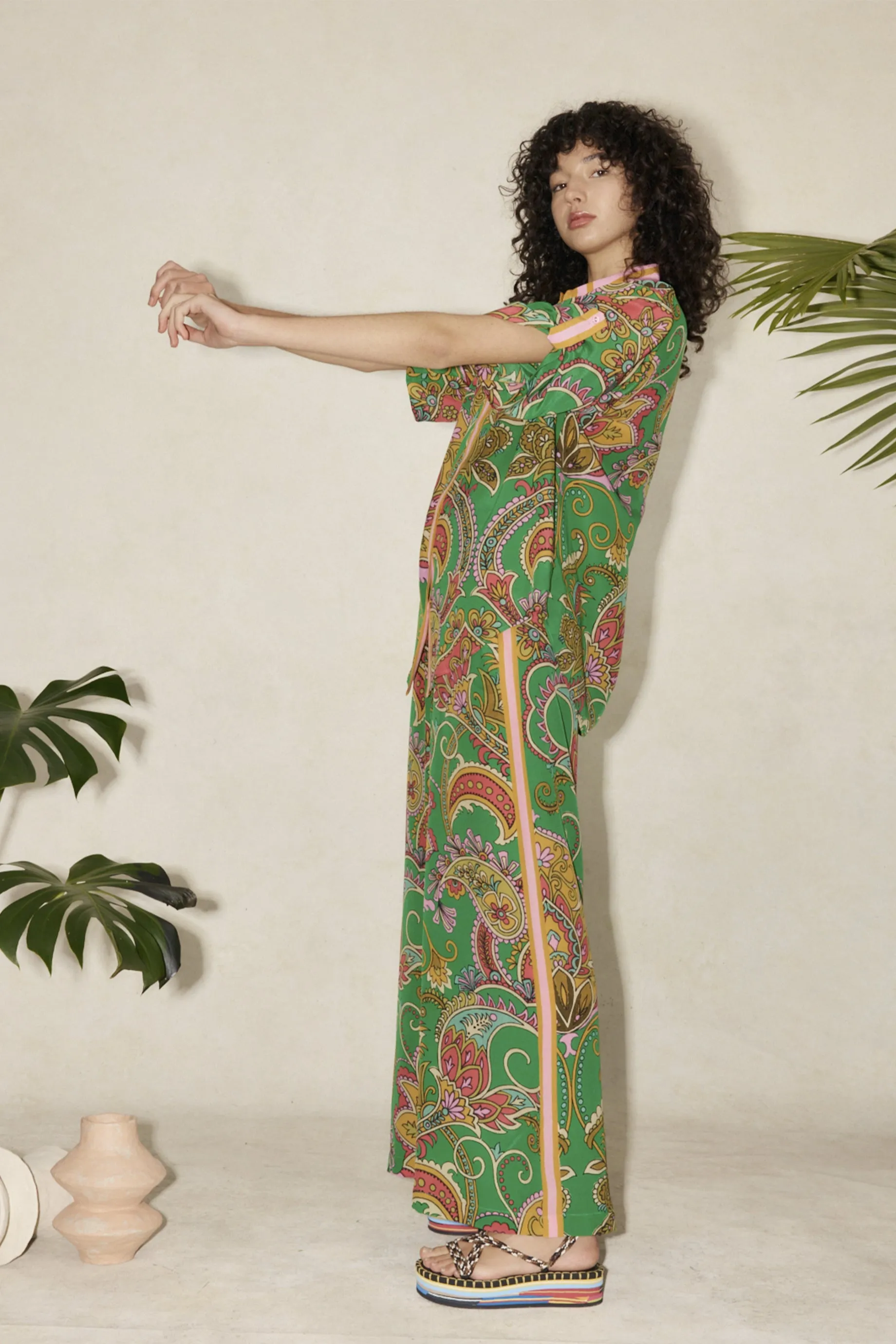 Alemais Marion Pants - Emerald