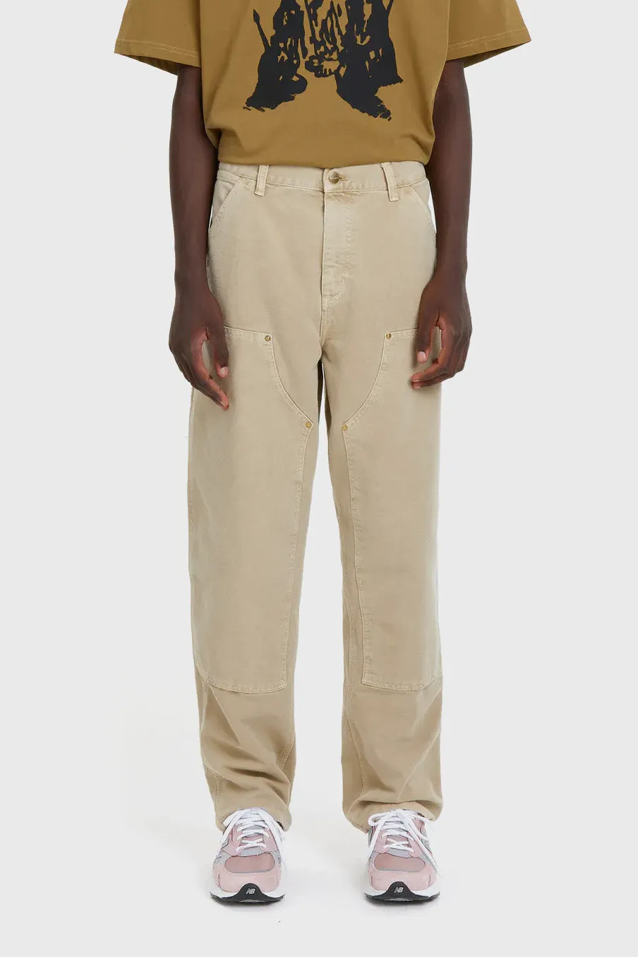 Double Knee Pant - Dusty Hamilton Brown Faded