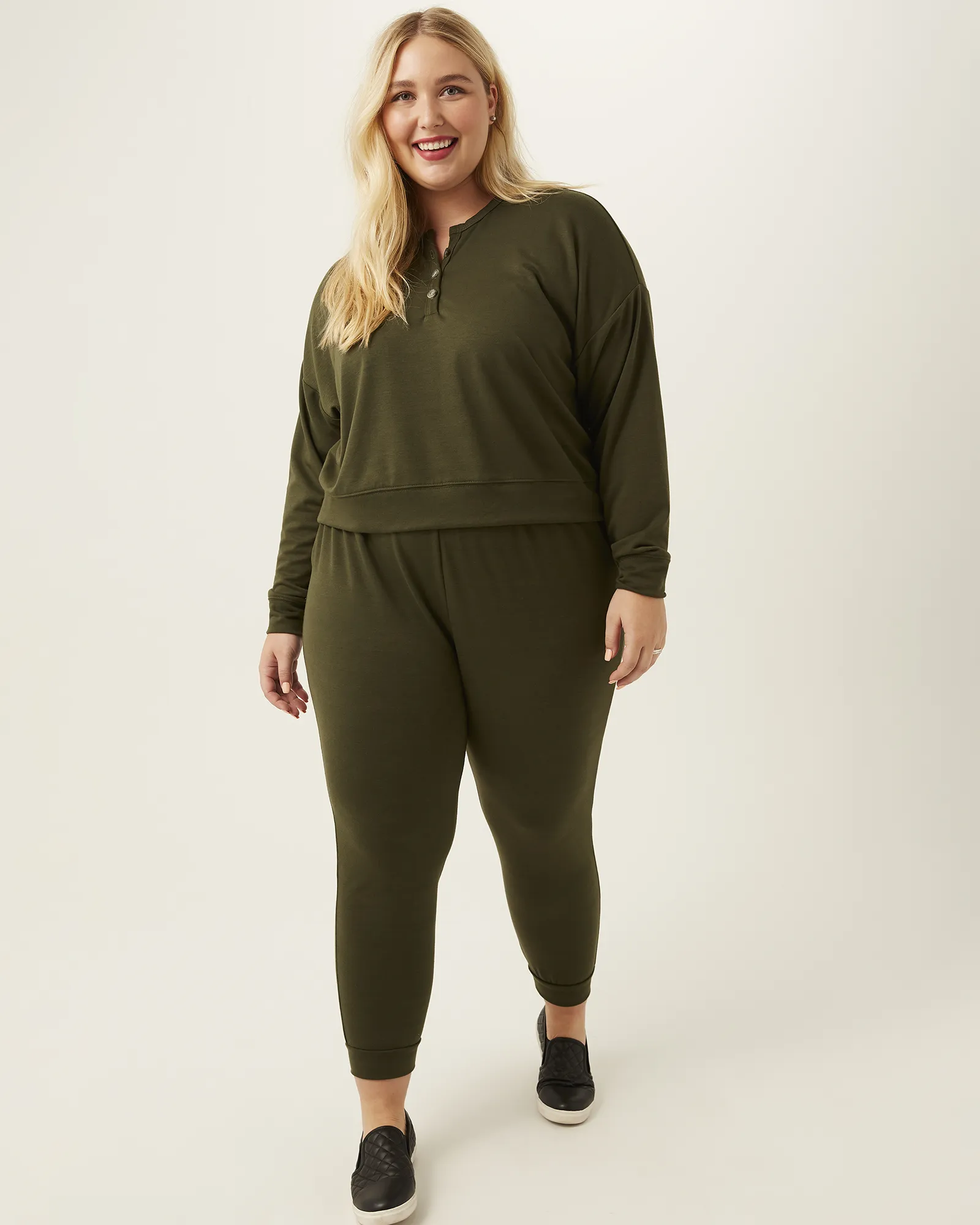 Lindsay Jogger | Olive Green