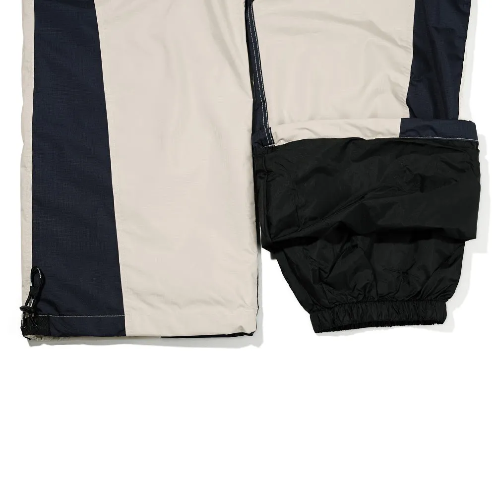RETRO WIDE TRACK PANTS BEIGE