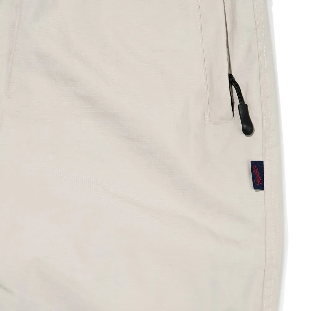 RETRO WIDE TRACK PANTS BEIGE