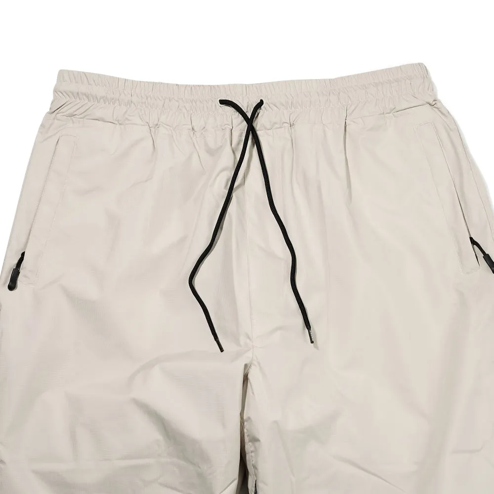 RETRO WIDE TRACK PANTS BEIGE