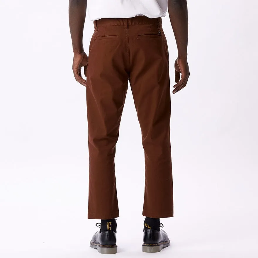 STRAGGLER FLOODED PANTS - SEPIA BROWN