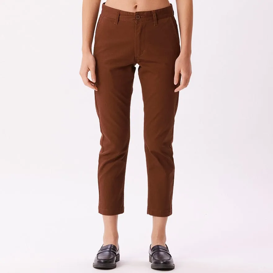 STRAGGLER FLOODED PANTS - SEPIA BROWN