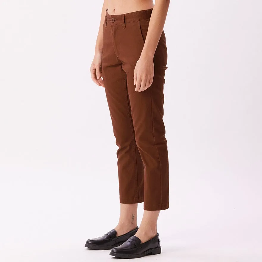 STRAGGLER FLOODED PANTS - SEPIA BROWN