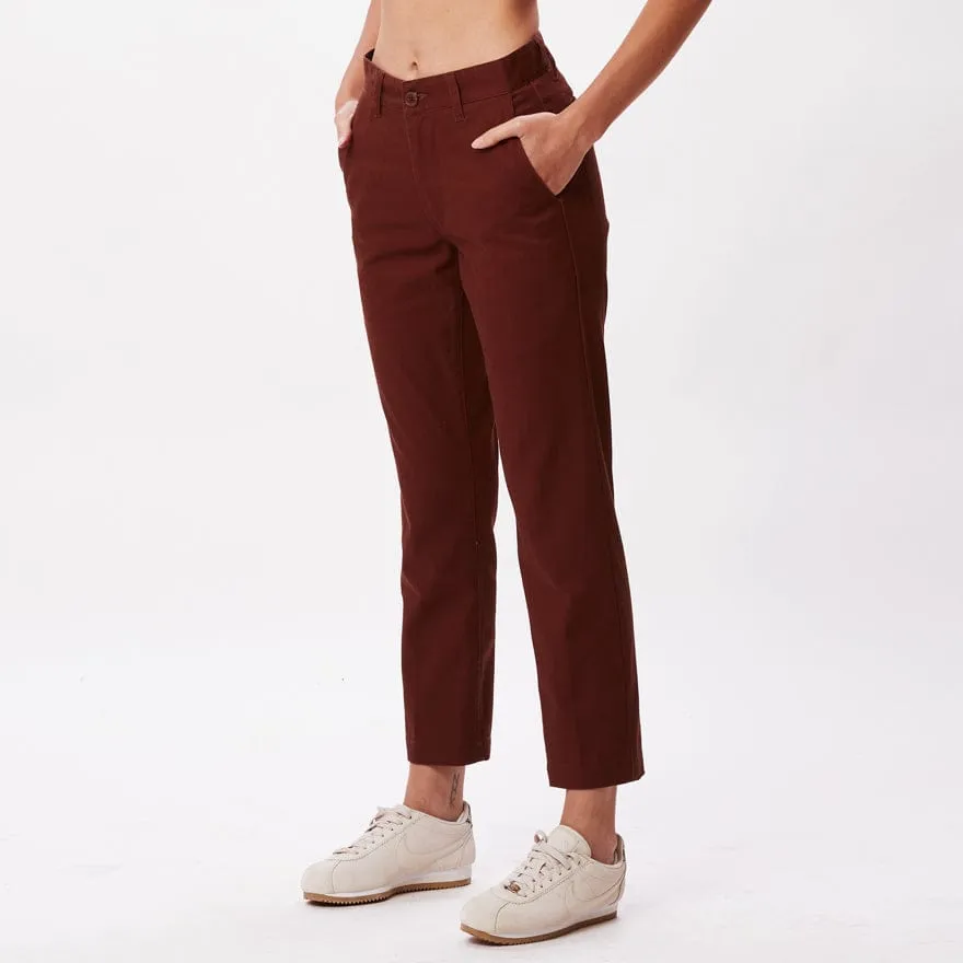 STRAGGLER FLOODED PANTS - SEPIA BROWN