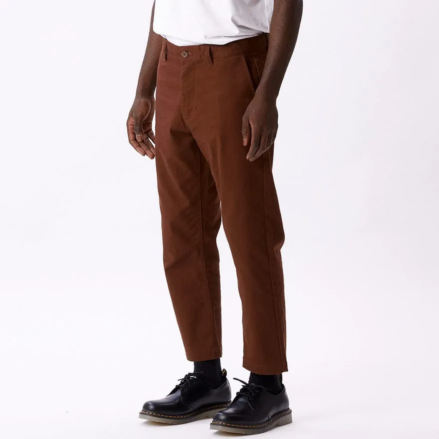 STRAGGLER FLOODED PANTS - SEPIA BROWN
